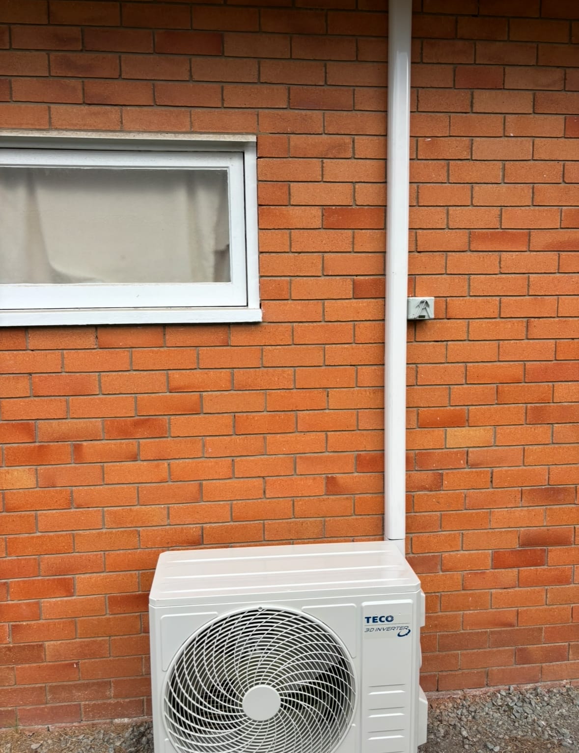 Air conditioning outdoor unit installation