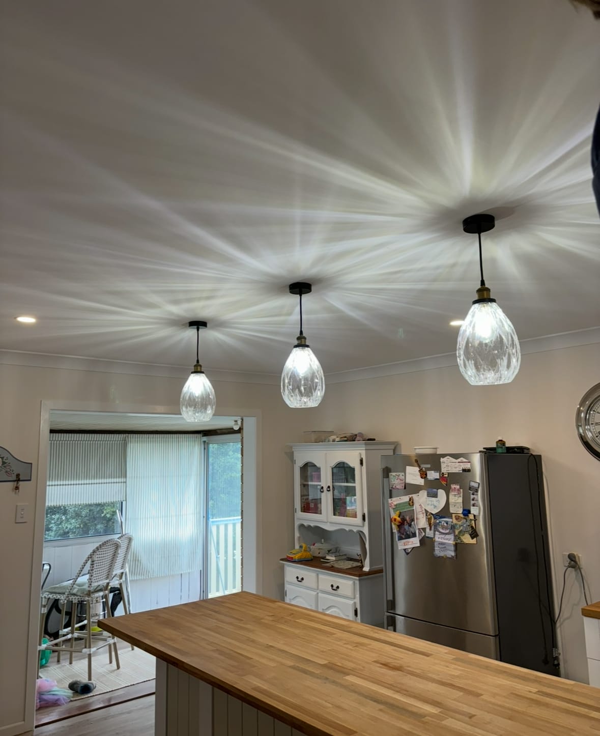 Pendant light installation